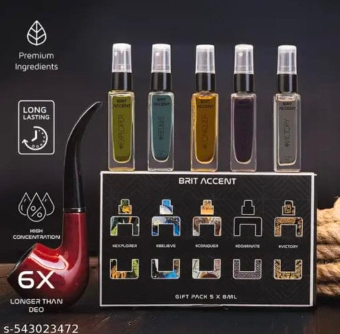 Perfumes for Men | 5 x 8ml | perfume fragrances | Eau de Toilette - 40ml set of 5
