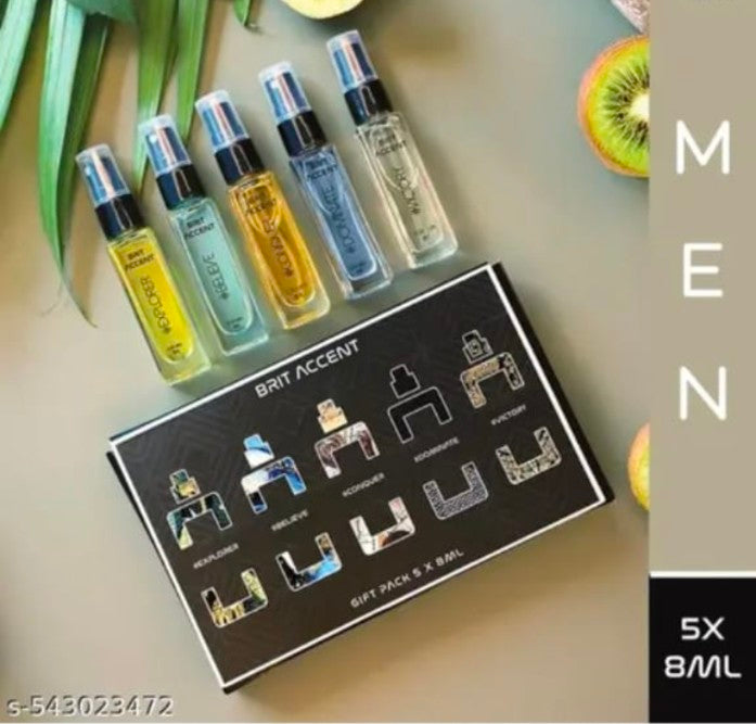 Perfumes for Men | 5 x 8ml | perfume fragrances | Eau de Toilette - 40ml set of 5