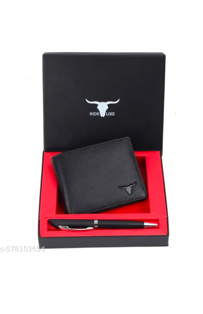 Premium Men's wallet with pen