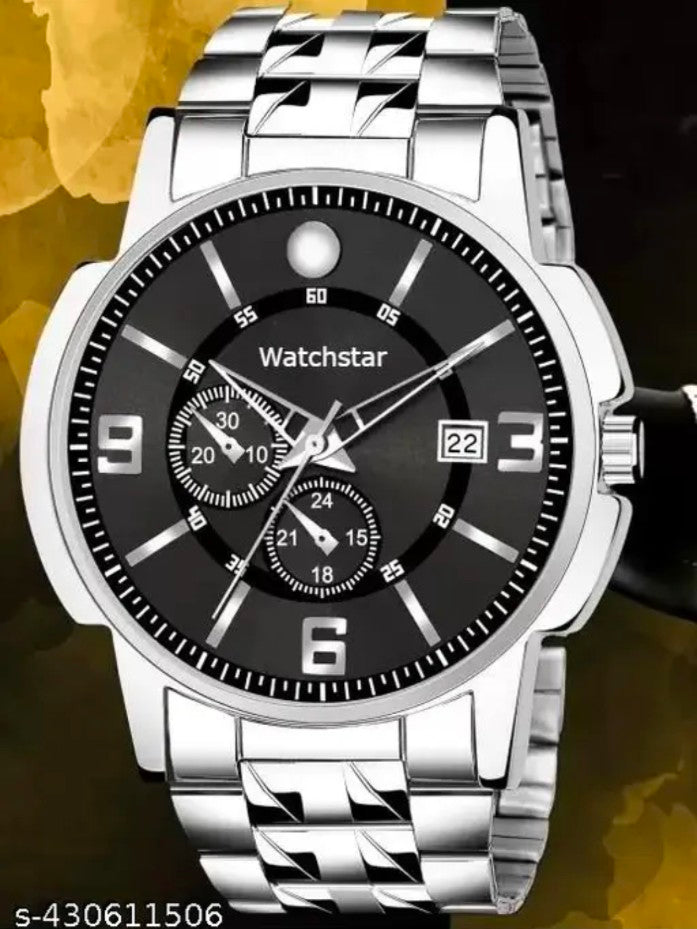 Stylish watch for men's , with day and date function analog