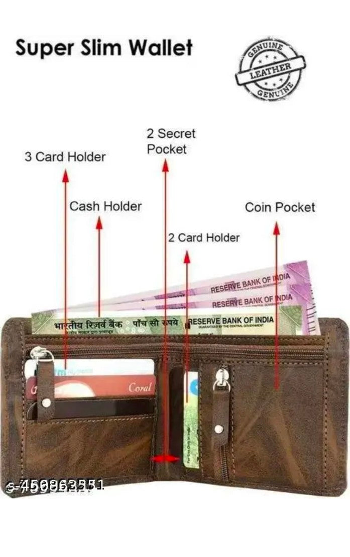 Stylish leather wallet for men