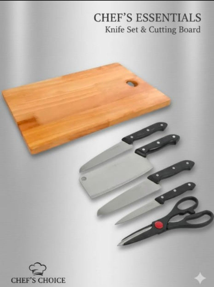Knife set & free cutting board