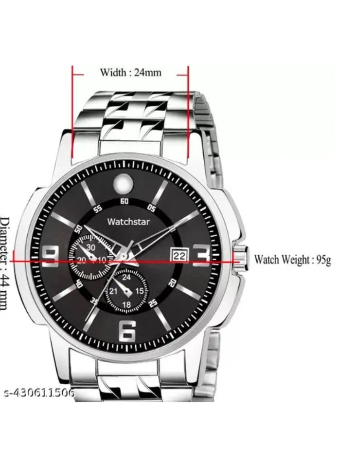 Stylish watch for men's , with day and date function analog